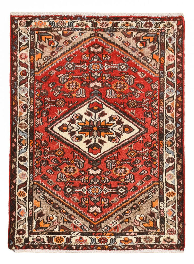 Tapis persan - Nomadic - 93 x 68 cm - rouge