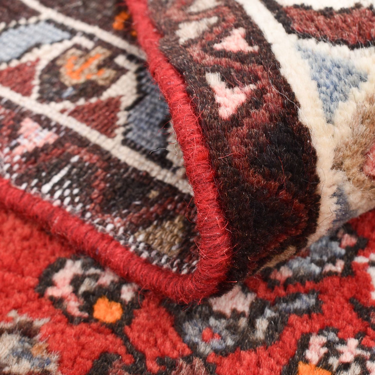 Tapis persan - Nomadic - 93 x 68 cm - rouge