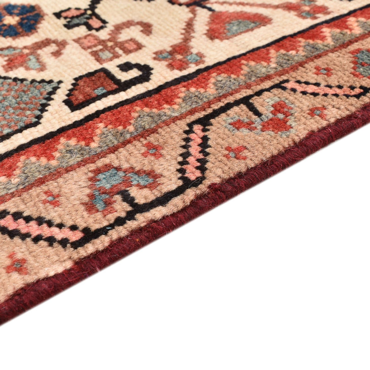 Tapis persan - Nomadic - 90 x 55 cm - multicolore