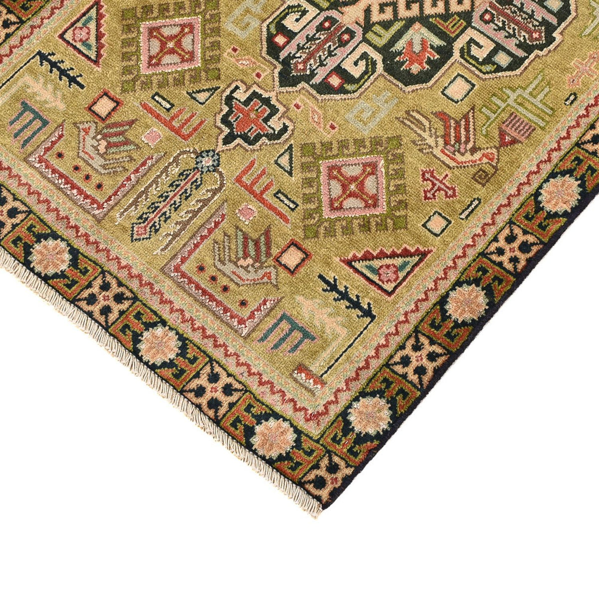 Tapis persan - Nomadic - 92 x 54 cm - sable