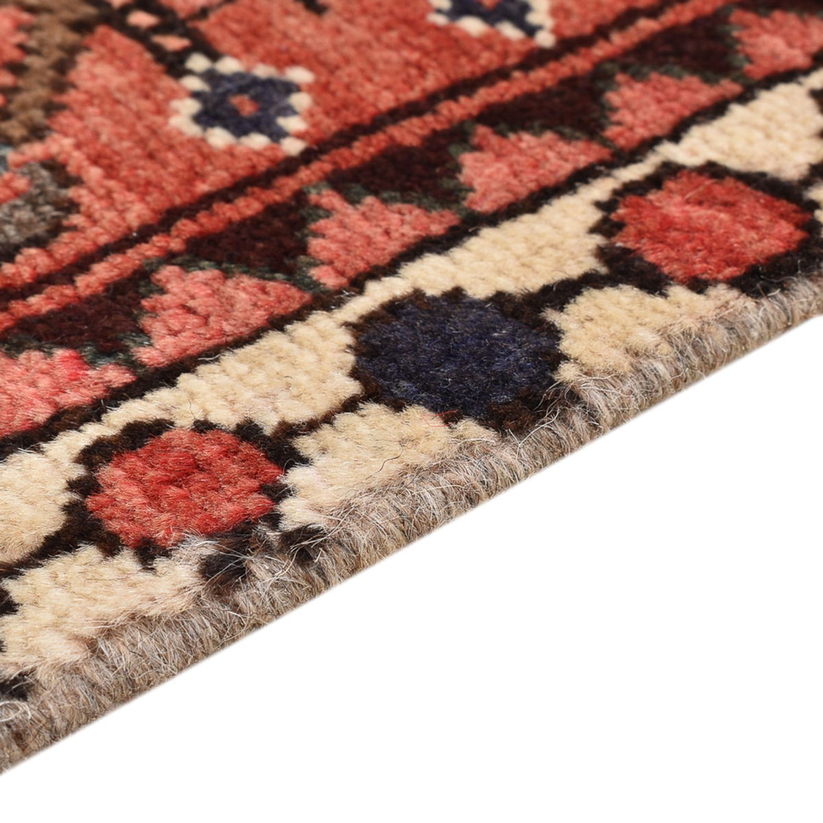 Tapis persan - Nomadic - 84 x 56 cm - rouille