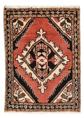 Tapis persan - Nomadic - 68 x 48 cm - rouge