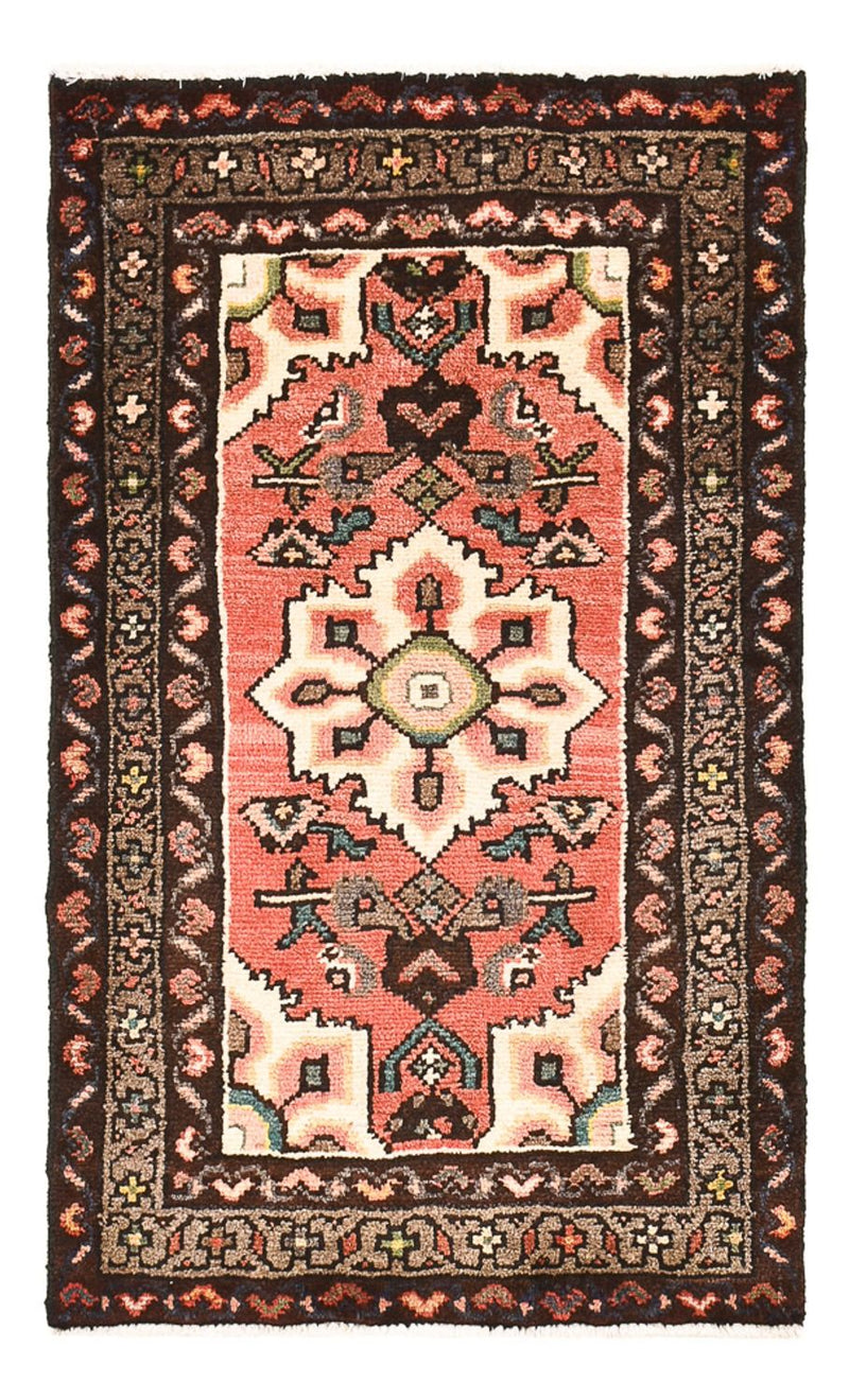 Tapis persan - Nomadic - 87 x 53 cm - rouge clair
