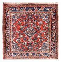 Tapis persan - Nomadic carré  - 67 x 67 cm - rouge