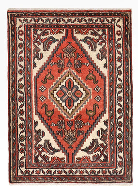 Tapis persan - Nomadic - 96 x 70 cm - rouge