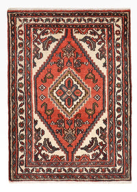 Tapis persan - Nomadic - 96 x 70 cm - rouge