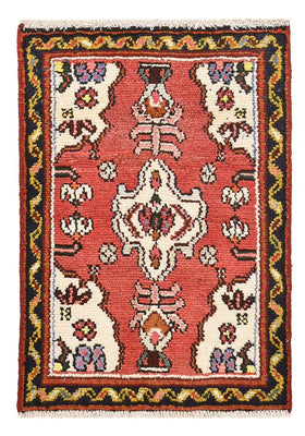 Tapis persan - Nomadic carré  - 65 x 65 cm - rouge