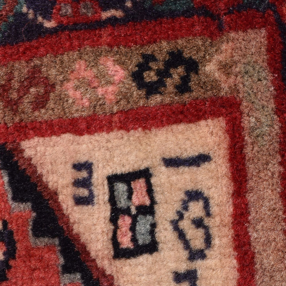 Tapis persan - Nomadic - 88 x 62 cm - rouge