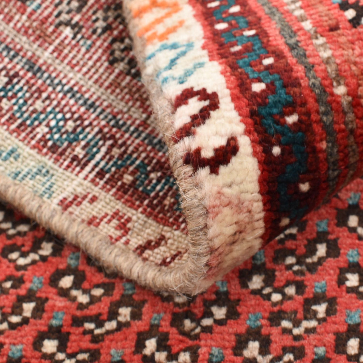 Tapis persan - Nomadic - 81 x 61 cm - rouille