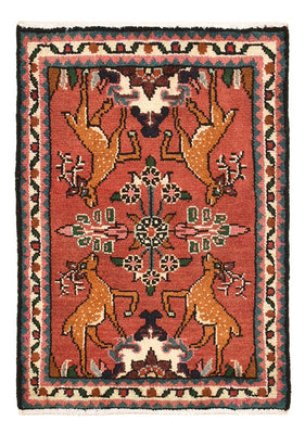 Tapis persan - Nomadic - 71 x 50 cm - rouge