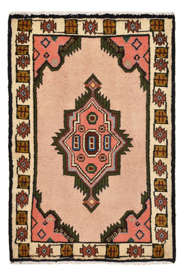Tapis persan - Nomadic - 92 x 62 cm - rose
