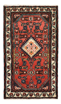 Tapis persan - Nomadic - 96 x 56 cm - rouge