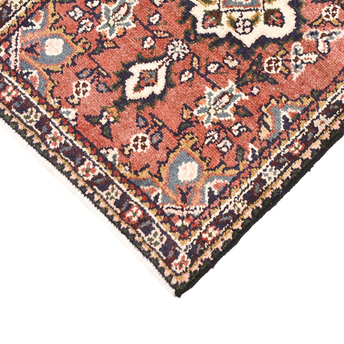 Tapis persan - Nomadic - 85 x 58 cm - rouge clair