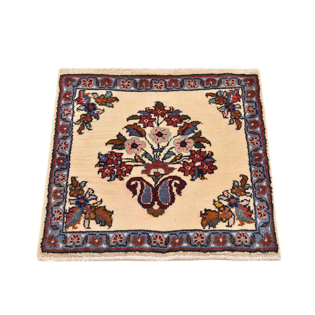Tapis persan - Nomadic - 51 x 51 cm - multicolore