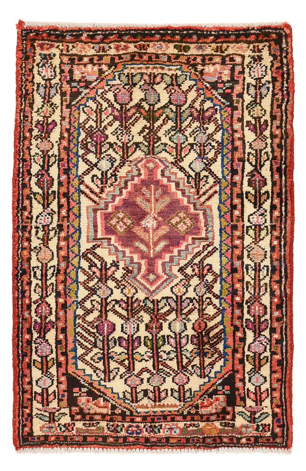Tapis persan - Nomadic - 81 x 52 cm - multicolore