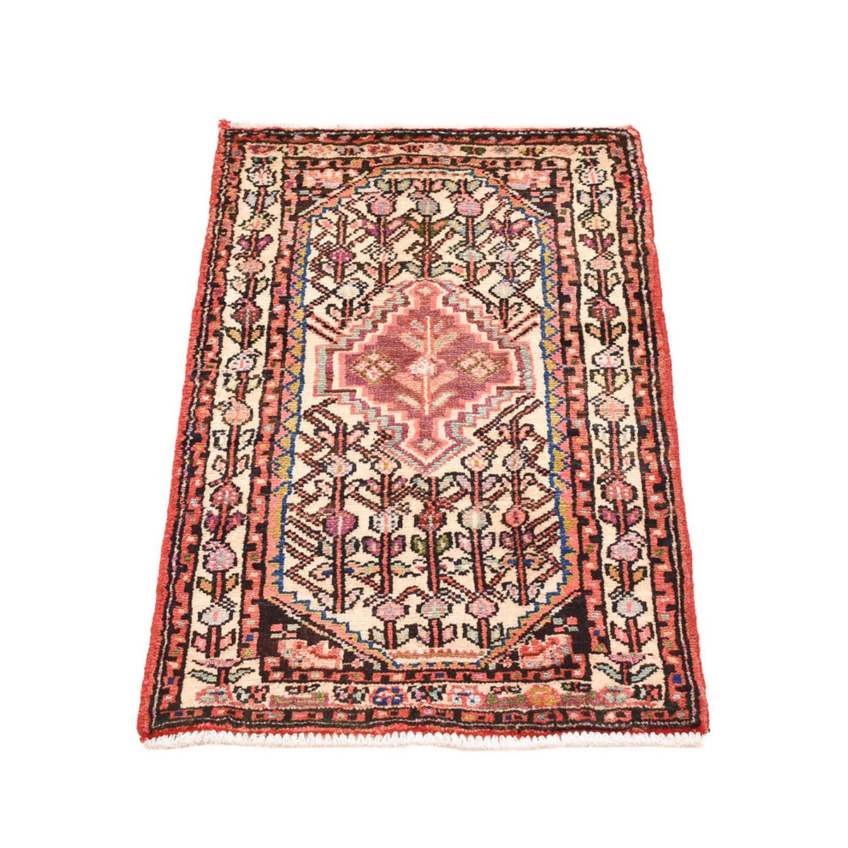 Tapis persan - Nomadic - 81 x 52 cm - multicolore