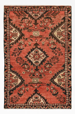 Tapis persan - Nomadic - 95 x 62 cm - rouge