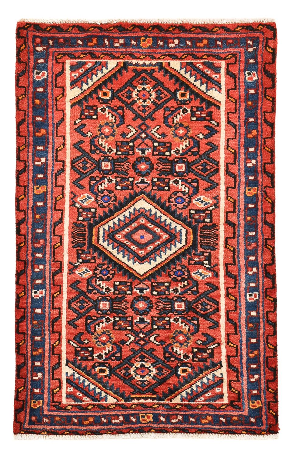 Tapis persan - Nomadic - 97 x 60 cm - rouge