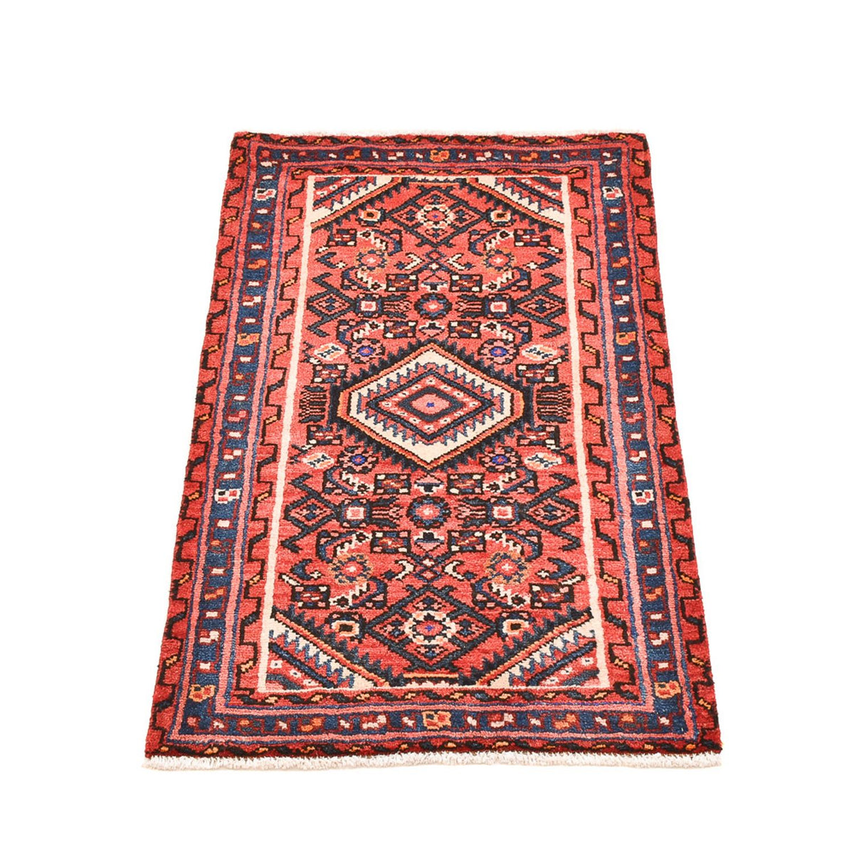Tapis persan - Nomadic - 97 x 60 cm - rouge