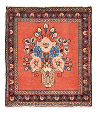 Tapis persan - Nomadic - 55 x 49 cm - rouge