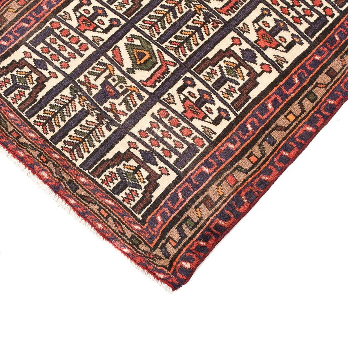 Tapis persan - Nomadic - 122 x 74 cm - multicolore