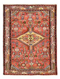 Tapis persan - Nomadic - 105 x 80 cm - rouge