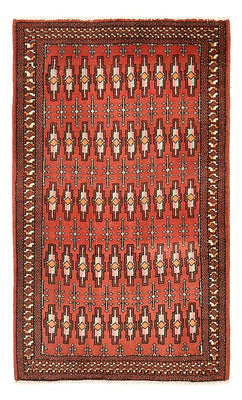 Tapis Turkaman - 127 x 73 cm - rouge