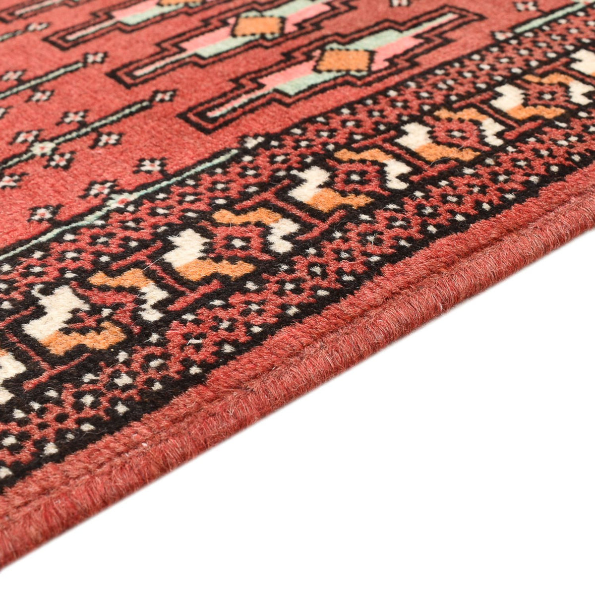 Tapis Turkaman - 127 x 73 cm - rouge