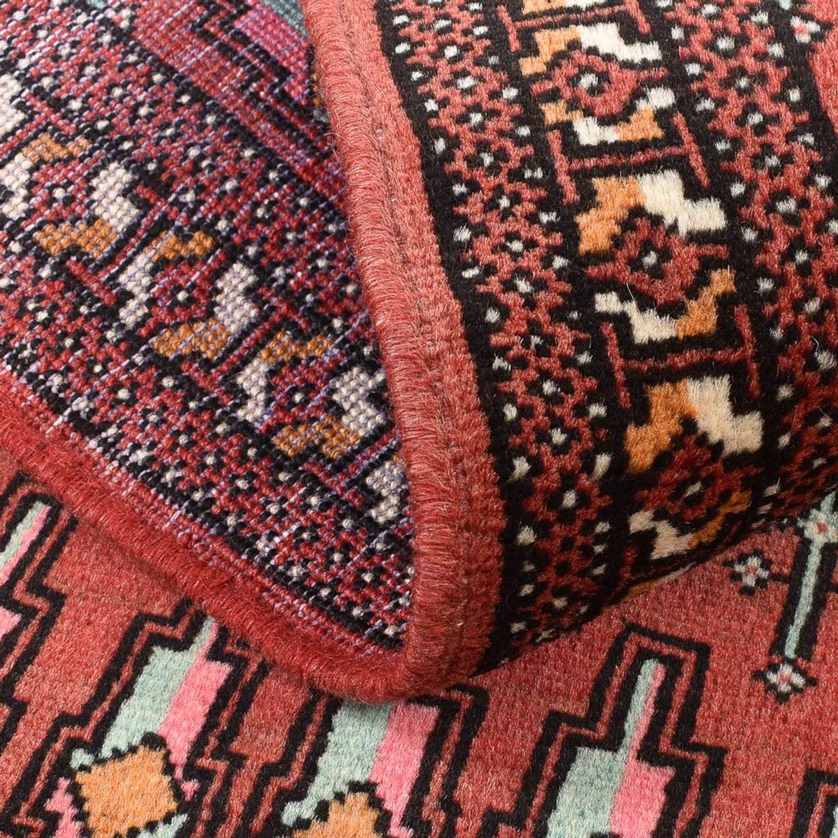 Tapis Turkaman - 127 x 73 cm - rouge