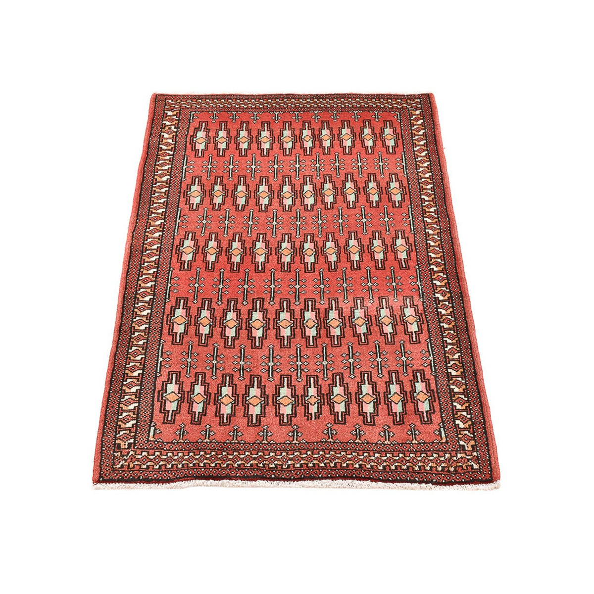 Tapis Turkaman - 127 x 73 cm - rouge
