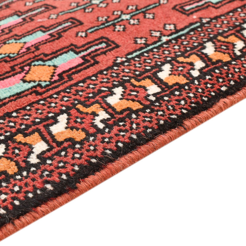 Tapis Turkaman - 129 x 71 cm - rouge
