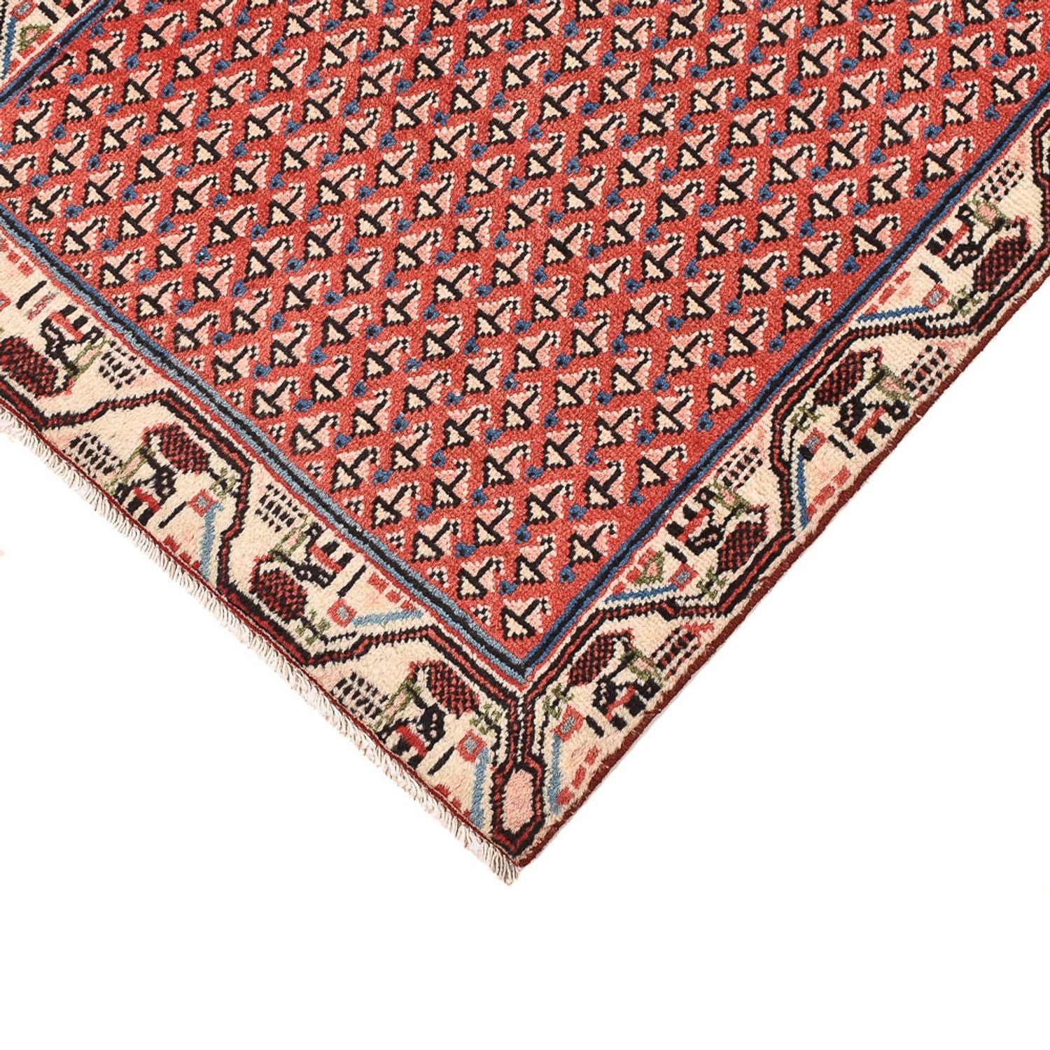Tapis persan - Mir - 117 x 62 cm - rouille