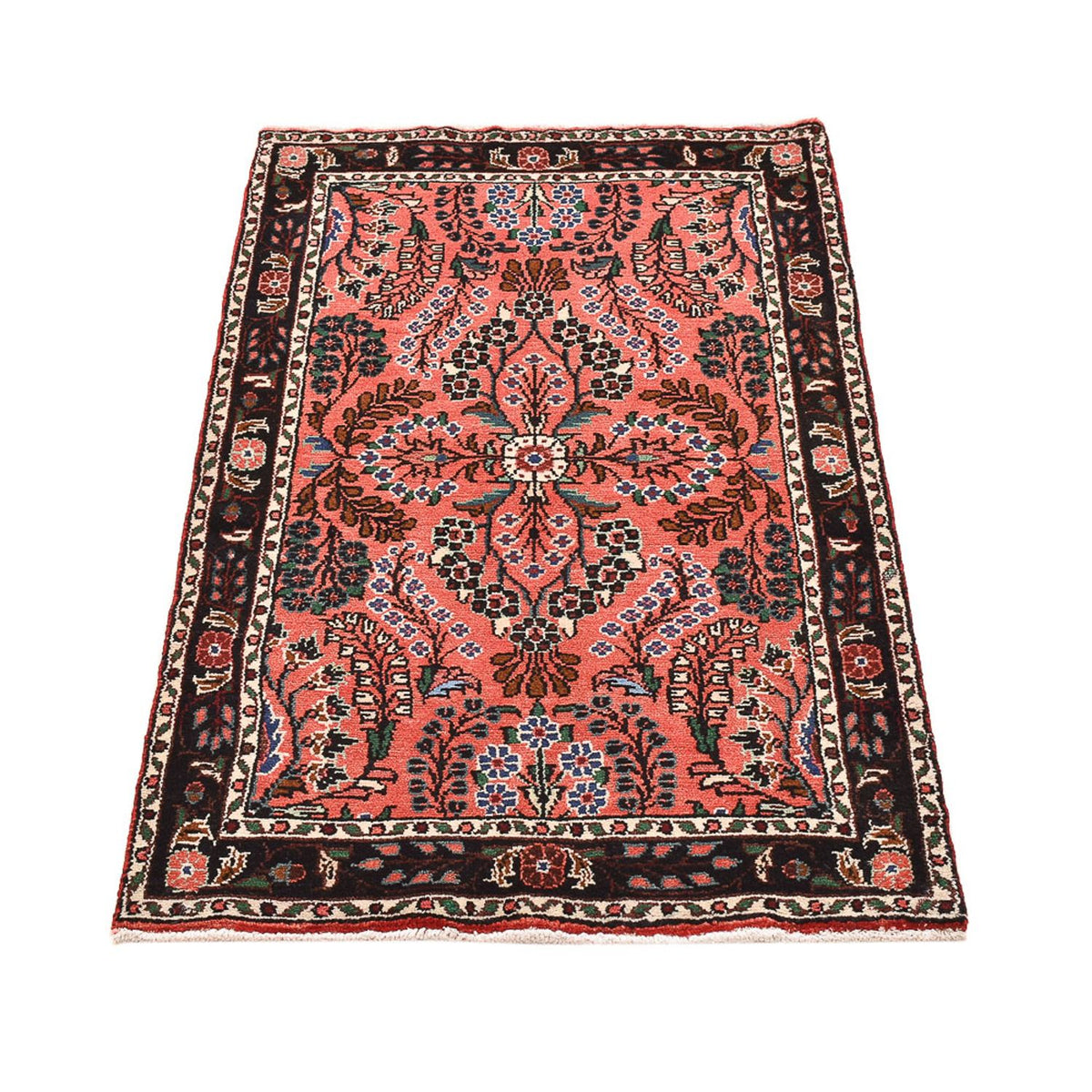 Tapis persan - Nomadic - 139 x 77 cm - rouge clair