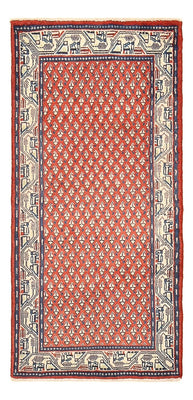 Tapis de couloir Tapis persan - Mir - 126 x 57 cm - rouge