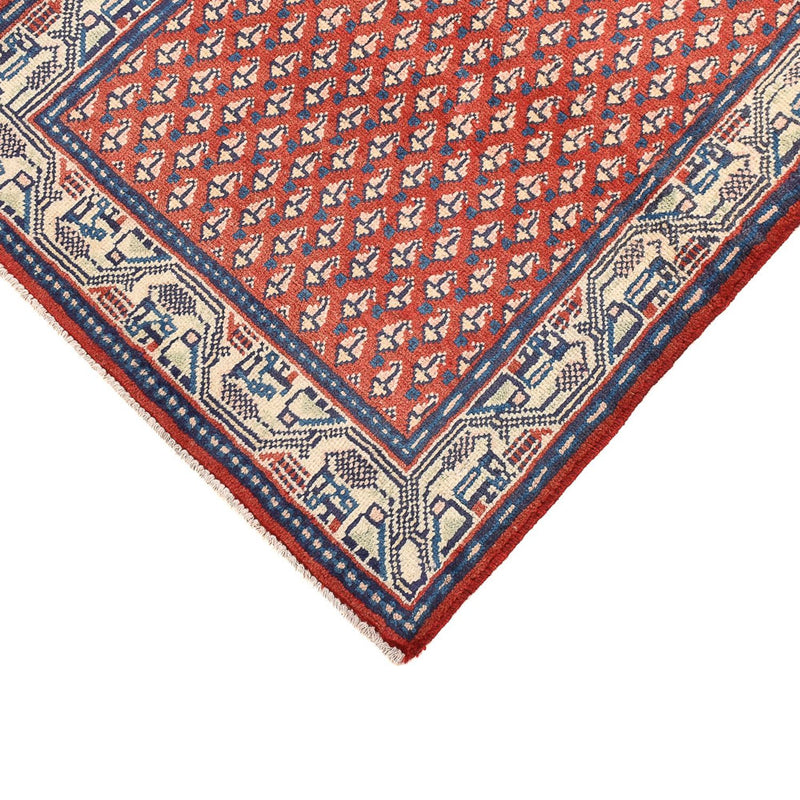 Tapis de couloir Tapis persan - Mir - 126 x 57 cm - rouge