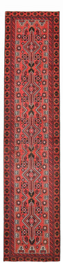 Tapis de couloir Tapis Belutsch - 378 x 85 cm - rouge