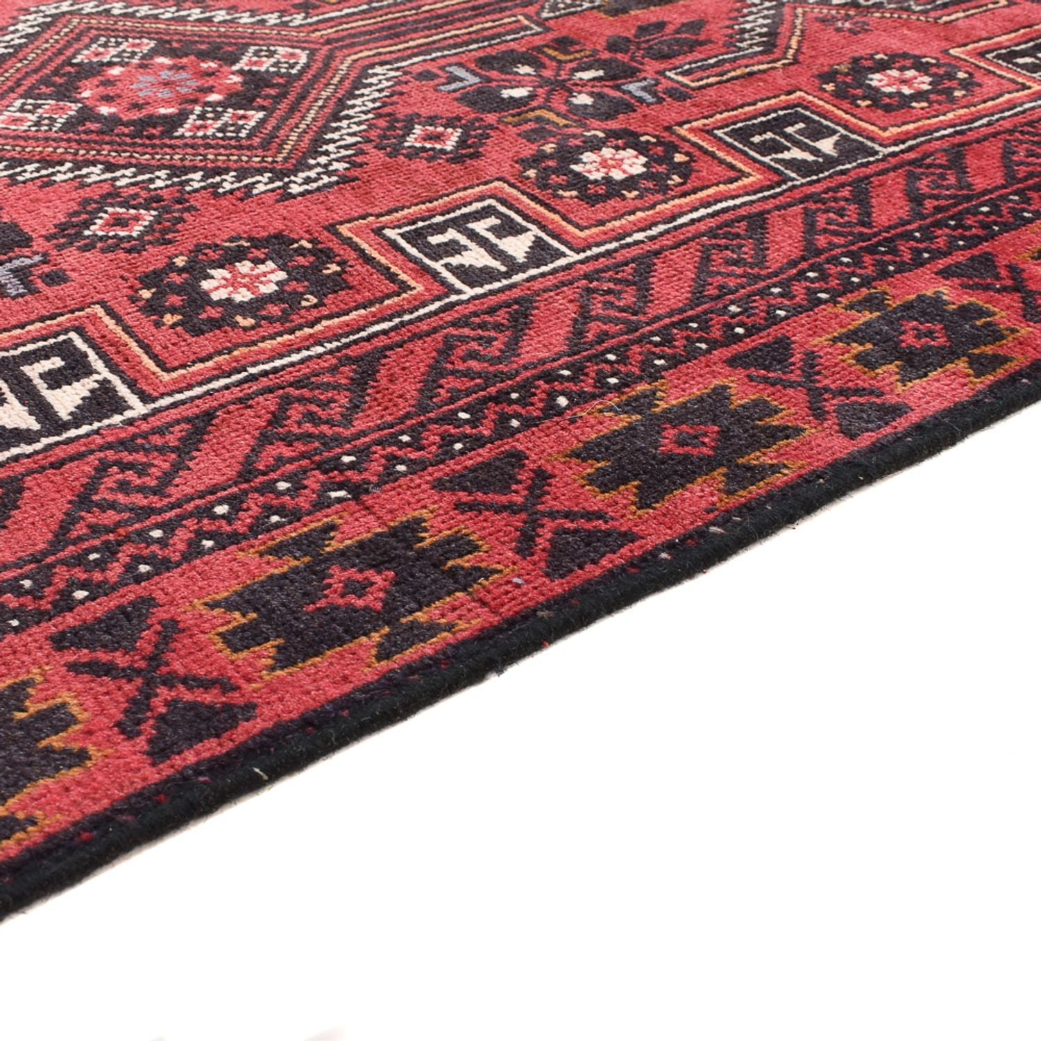 Tapis de couloir Tapis Belutsch - 378 x 85 cm - rouge