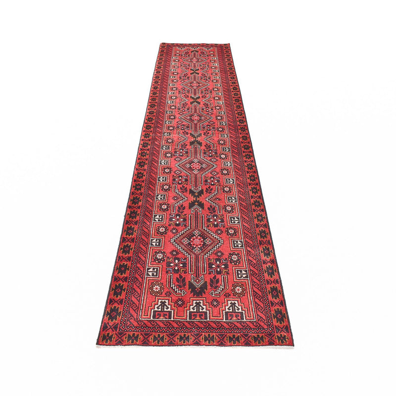 Tapis de couloir Tapis Belutsch - 378 x 85 cm - rouge