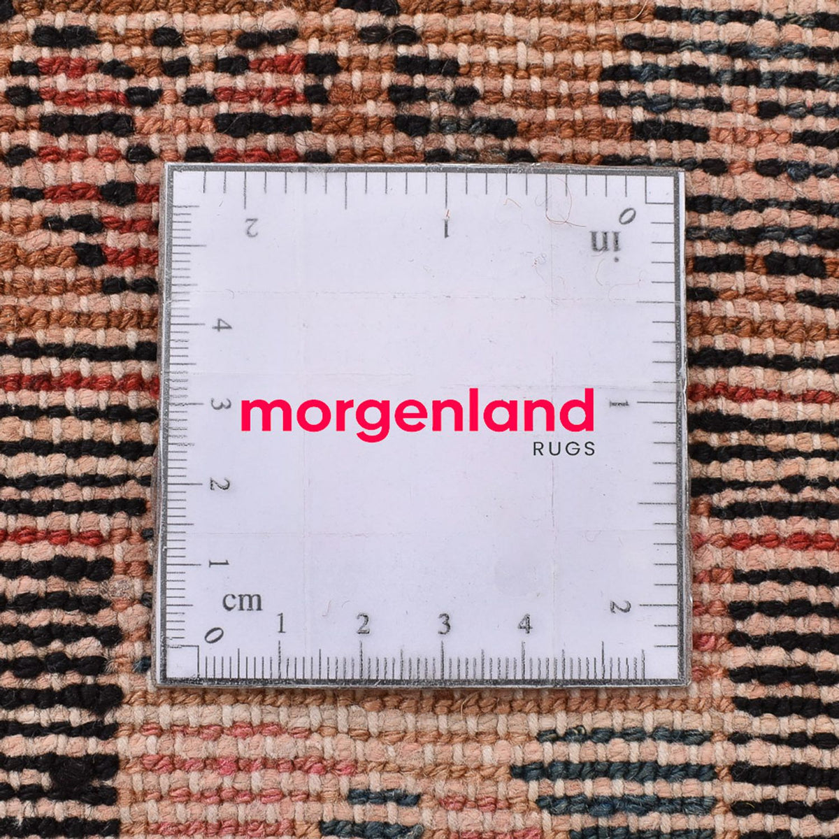 Tapis persan - Nomadic - 210 x 158 cm - rouge clair