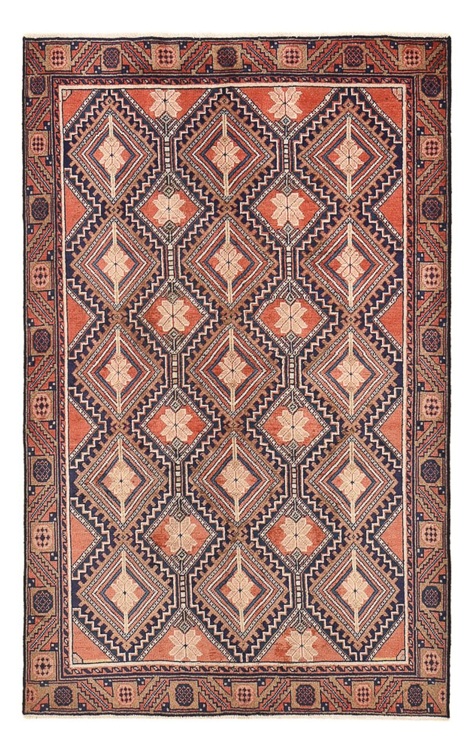 Tapis persan - Nomadic - 195 x 125 cm - multicolore