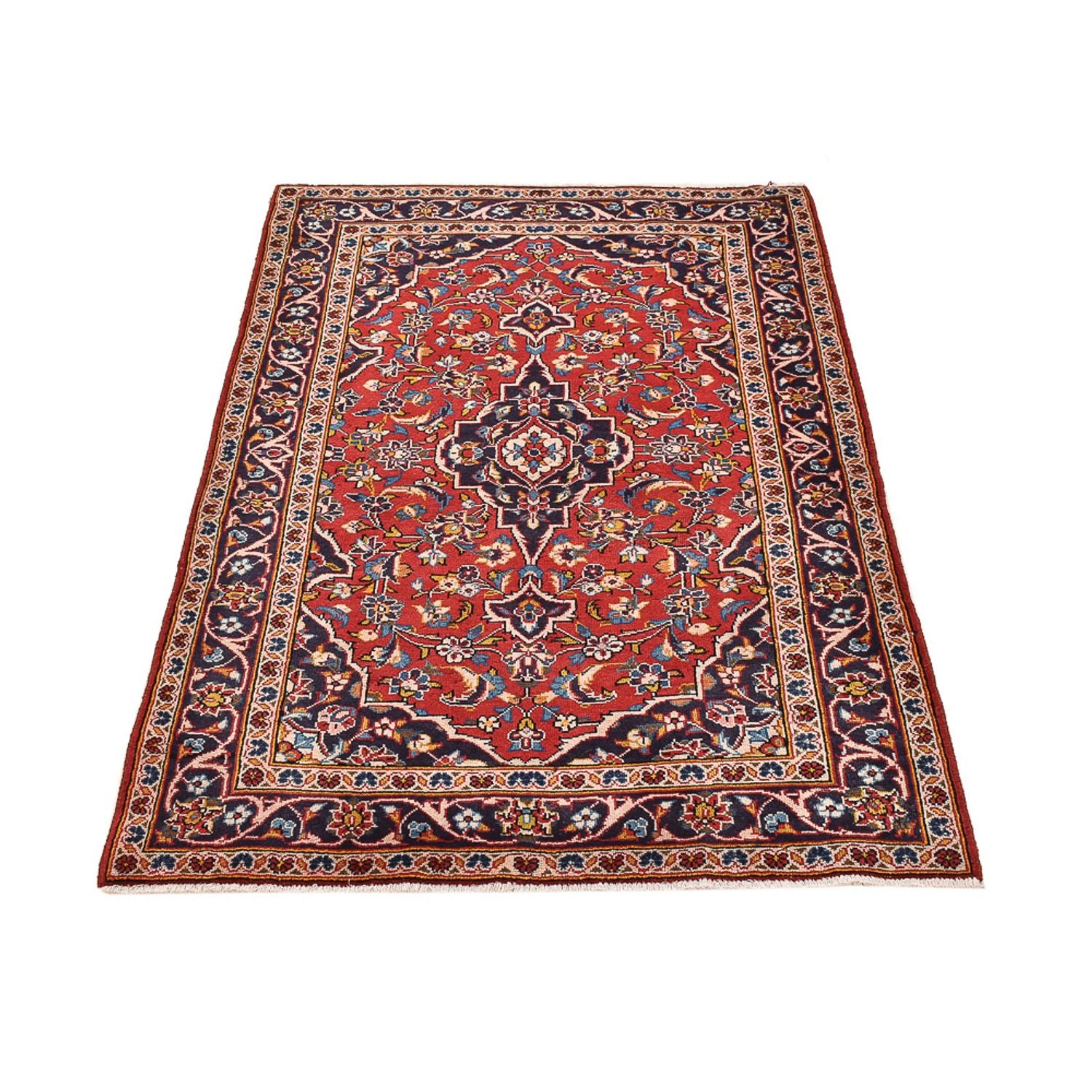 Tapis persan - Keshan - 149 x 98 cm - rouge