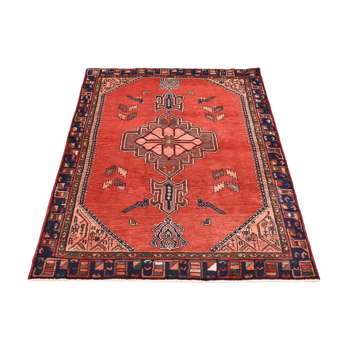 Tapis persan - Nomadic - 199 x 131 cm - rouge
