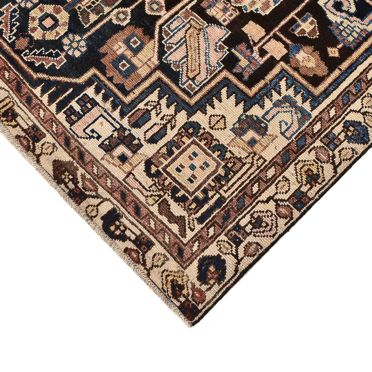 Tapis persan - Nomadic - 207 x 127 cm - rouge clair