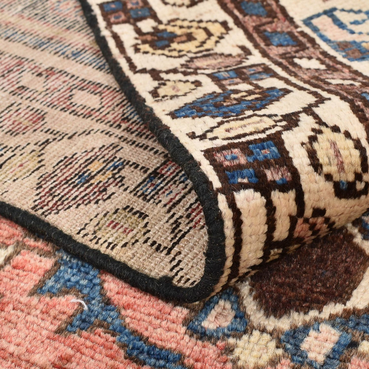 Tapis persan - Nomadic - 207 x 127 cm - rouge clair