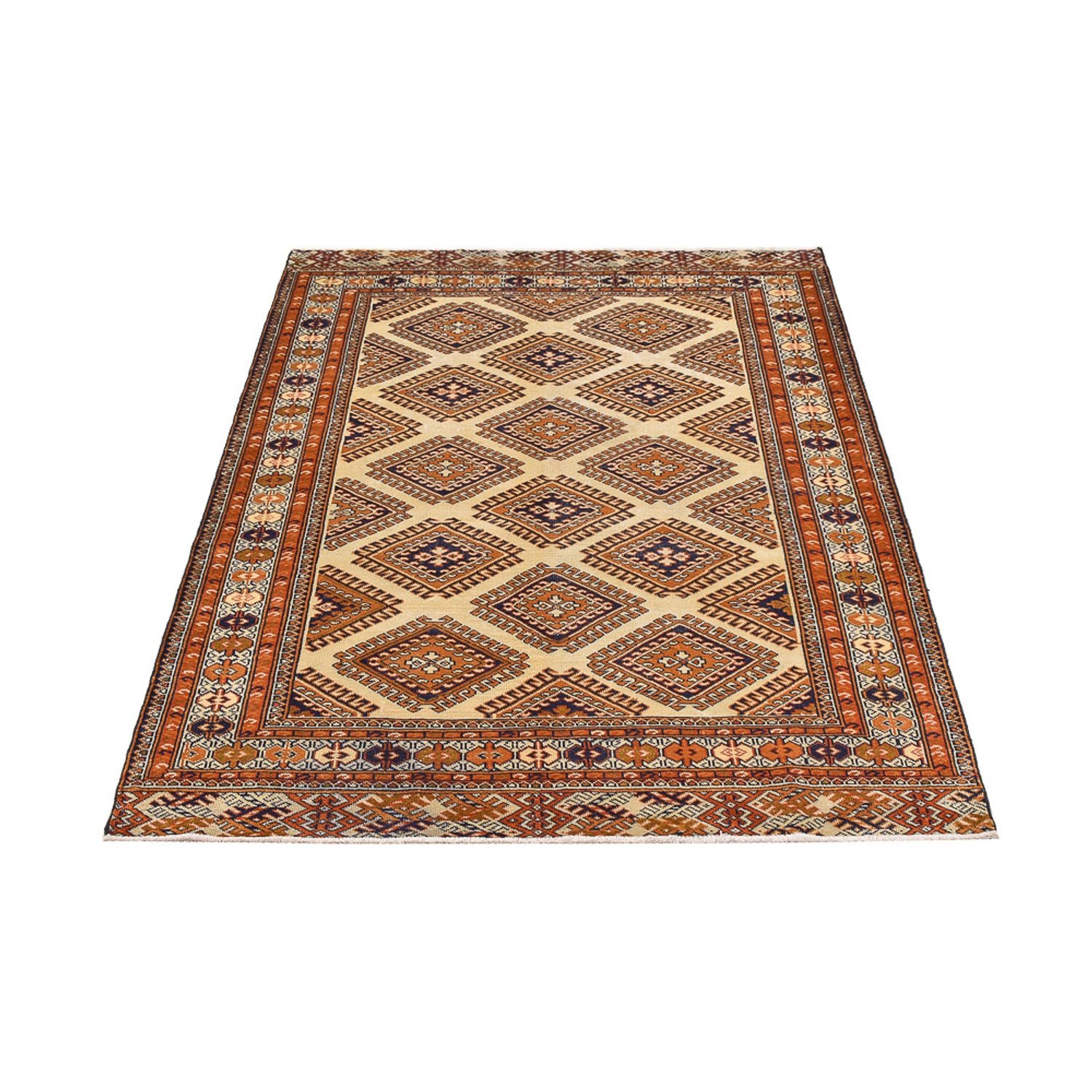 Tapis Turkaman - 188 x 131 cm - sable