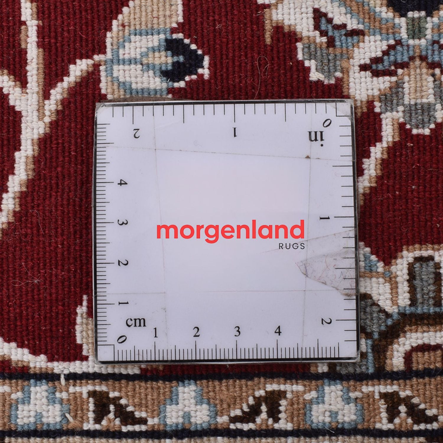 Tapis de couloir Tapis persan - Nain - Royal - 215 x 90 cm - rouge