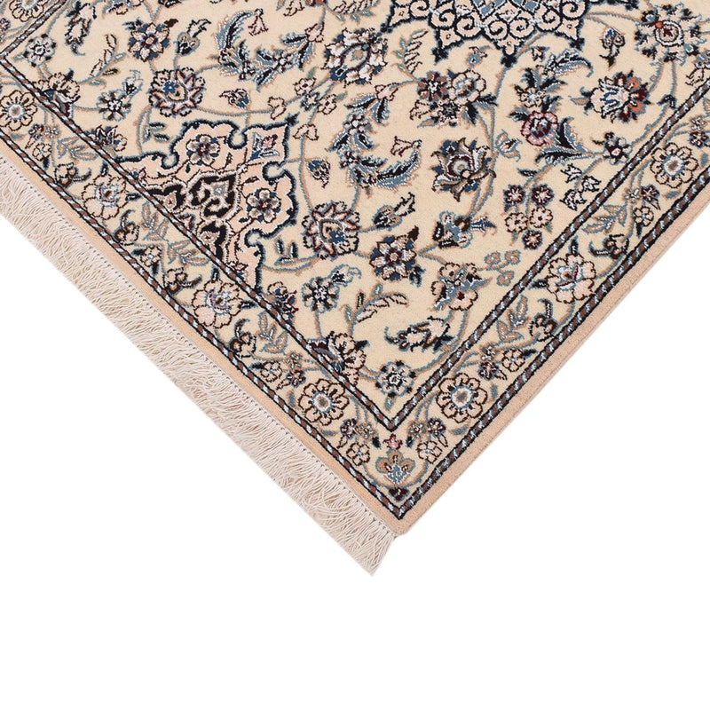 Tapis de couloir Tapis persan - Nain - Royal - 229 x 81 cm - crème