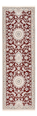 Tapis de couloir Tapis persan - Nain - Royal - 275 x 93 cm - rouge