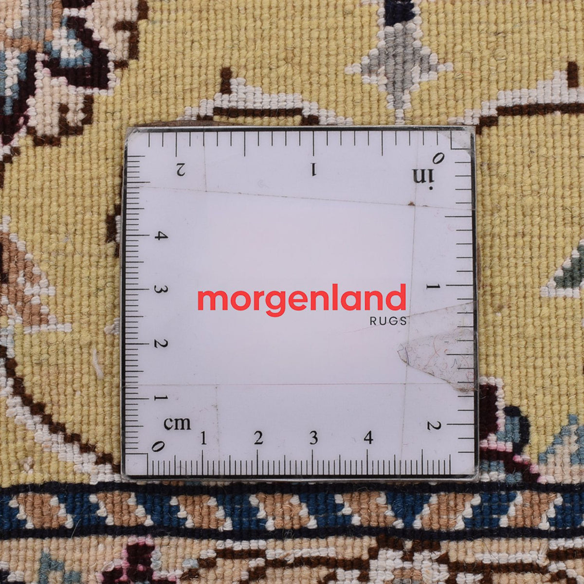 Tapis de couloir Tapis persan - Nain - Royal - 309 x 61 cm - beige