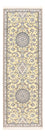 Tapis de couloir Tapis persan - Nain - Royal - 263 x 90 cm - beige
